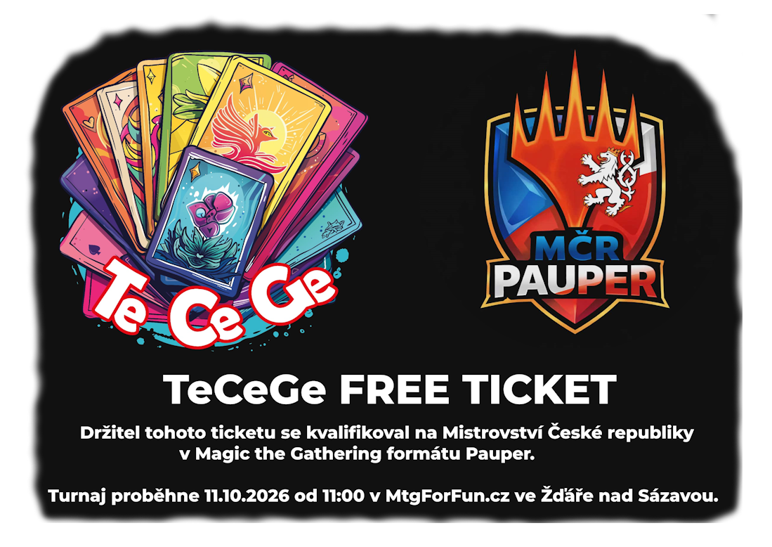 MČR Pauper TeCeGe ticket